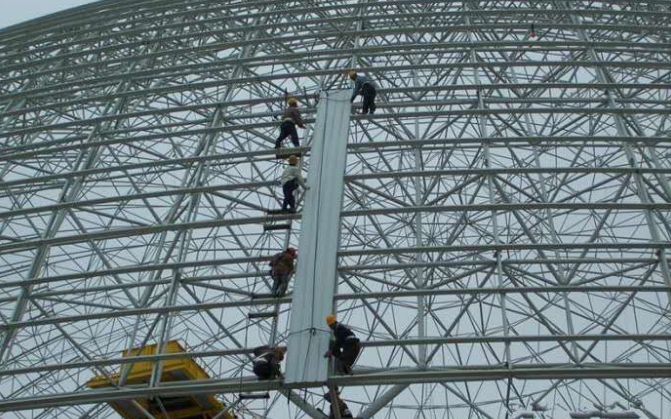 格尔木网架装配好以后应当留神哪八项验收事件